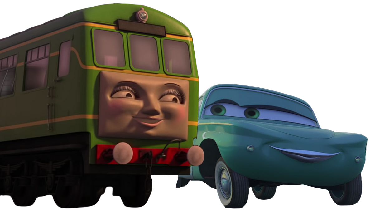 Daisy The Diesel Railcar And Flo Transparent by BrandonMerideth on ...