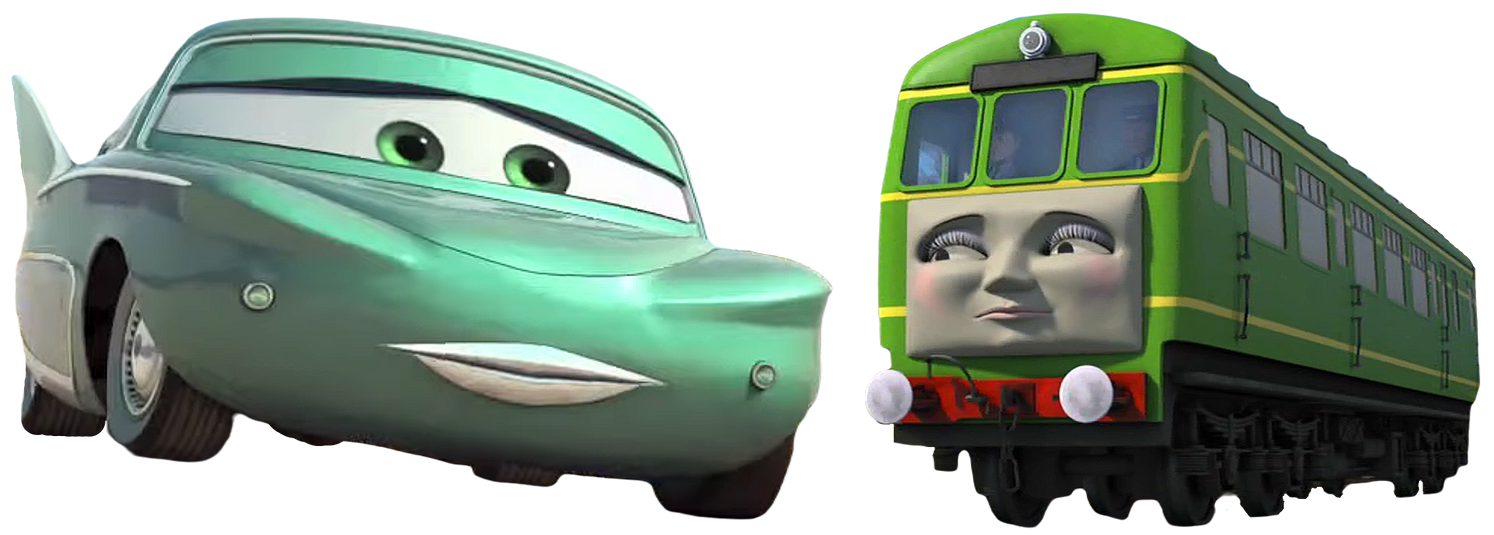 Daisy The Diesel Railcar And Flo Transparent #2 by BrandonMerideth on ...