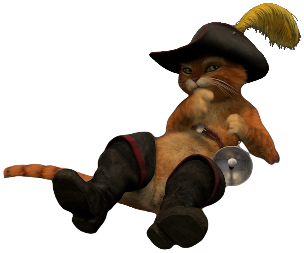 Puss In Boots Transparent #3 by BrandonMerideth on DeviantArt