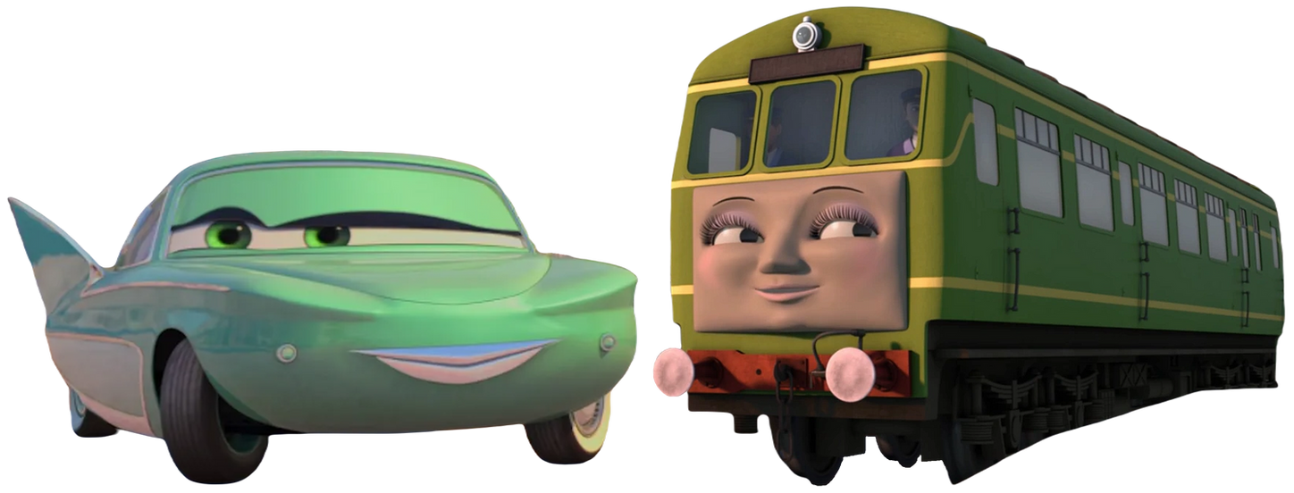 Daisy The Diesel Railcar And Flo Transparent #4 by BrandonMerideth on ...