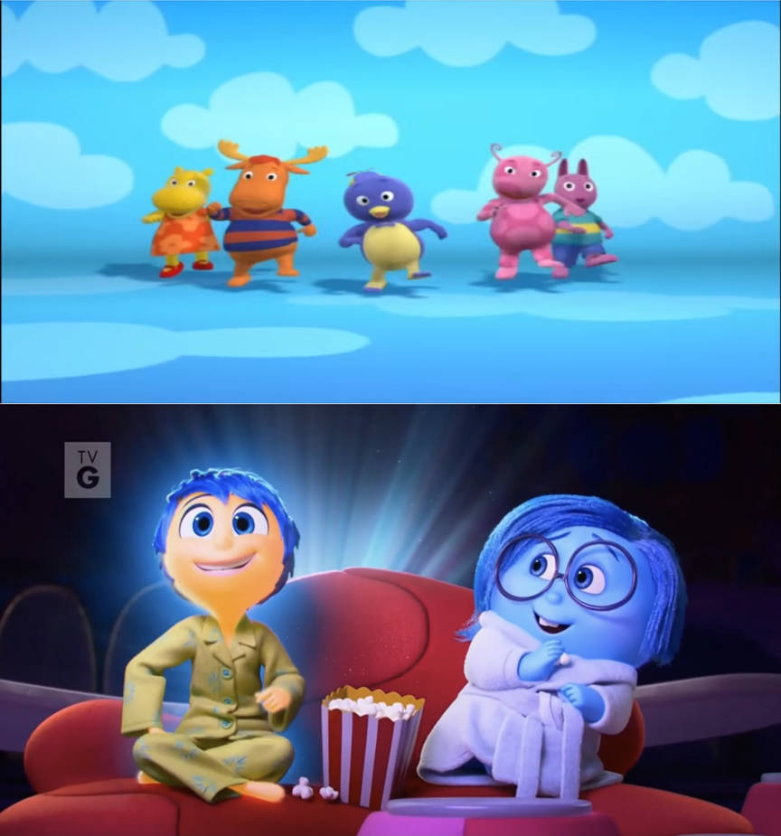 Jason Backyardigans Joy and Sadness are Watching the Backyardigans by JasonFraser97Revival ...