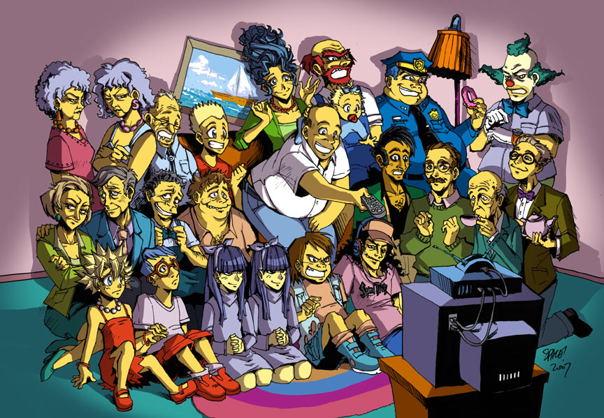 The Simpsonzu by spacecoyote
