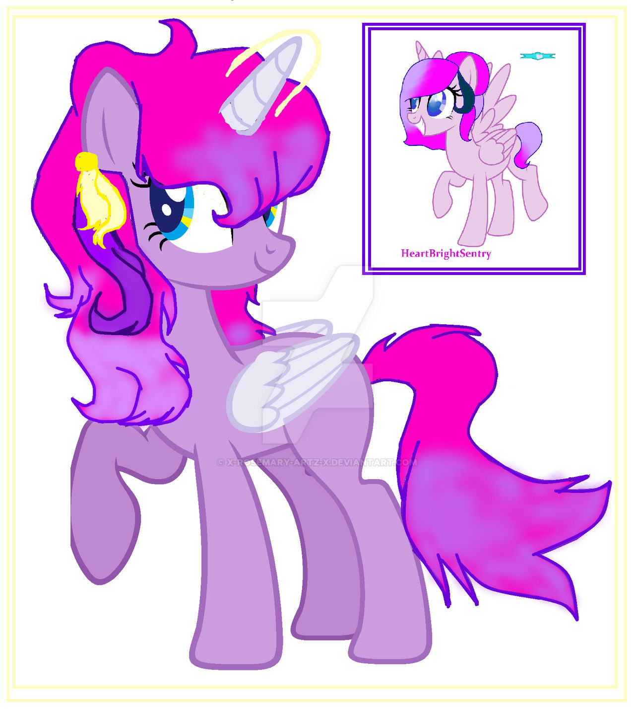 Mlp oc redesign commission by X-Rosemary-Artz-X on DeviantArt
