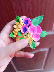 Polymer Clay Flowers Decor