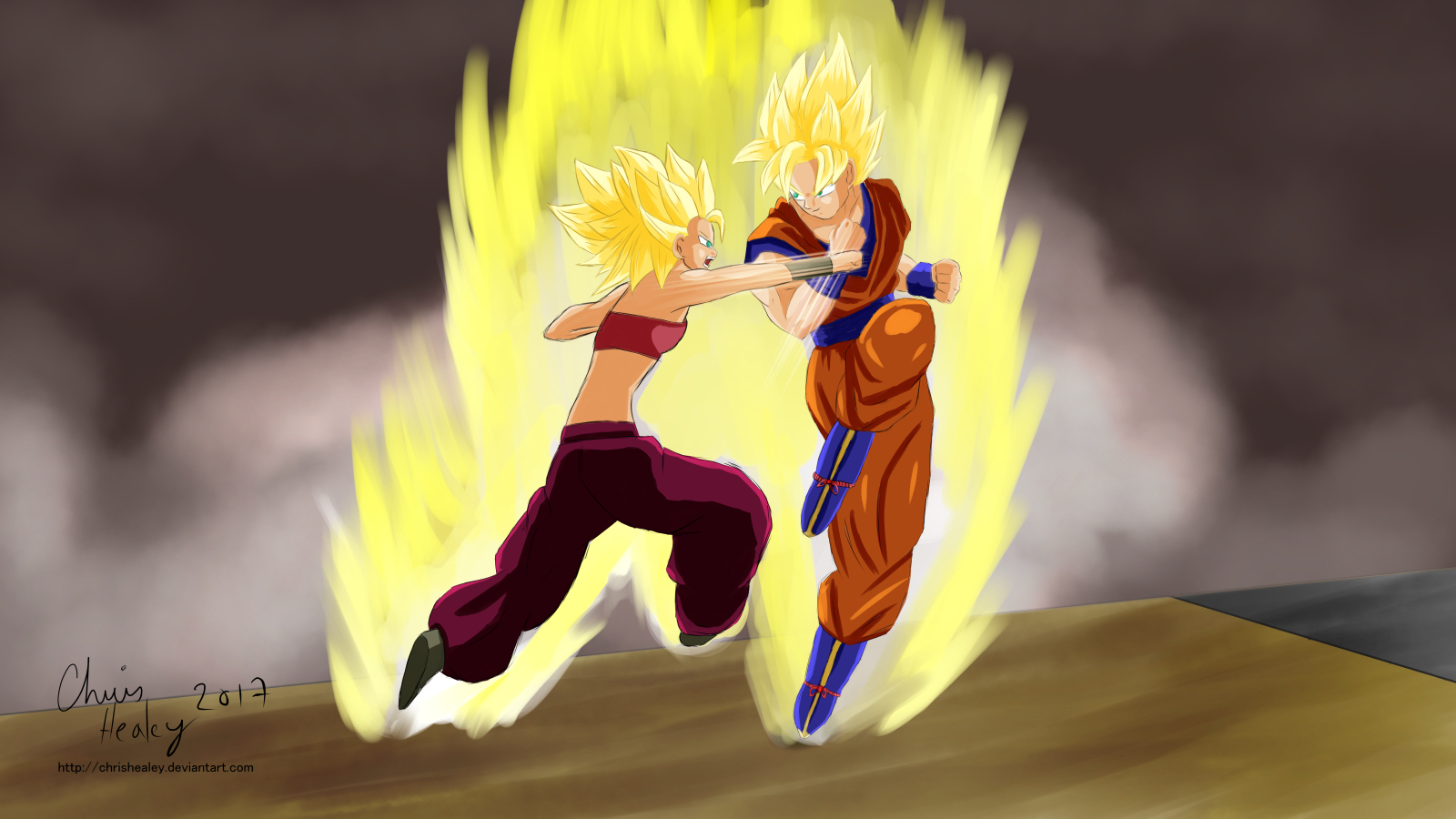 Goku Super Saiyajin by TeamSaiyanHD on DeviantArt