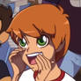 Lolirock Orange  hair fan