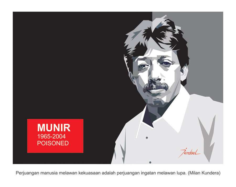 Munir Rp MUNIR in WPAP by jendoelhadisantosa on DeviantArt