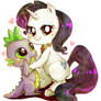 Spike and Rarity