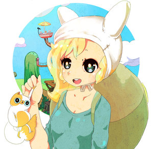 GIF: Fionna and Cake