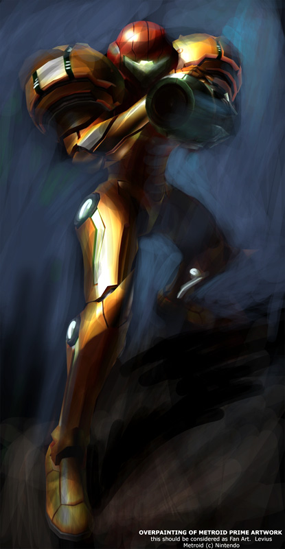 Overpaint of Metroid Prime by HiroshiSensei