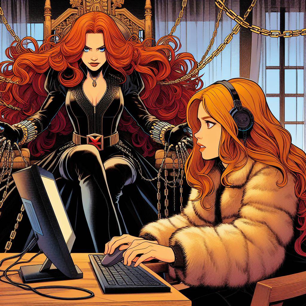 Princess Black widow getting programmed by senna2030ok on DeviantArt