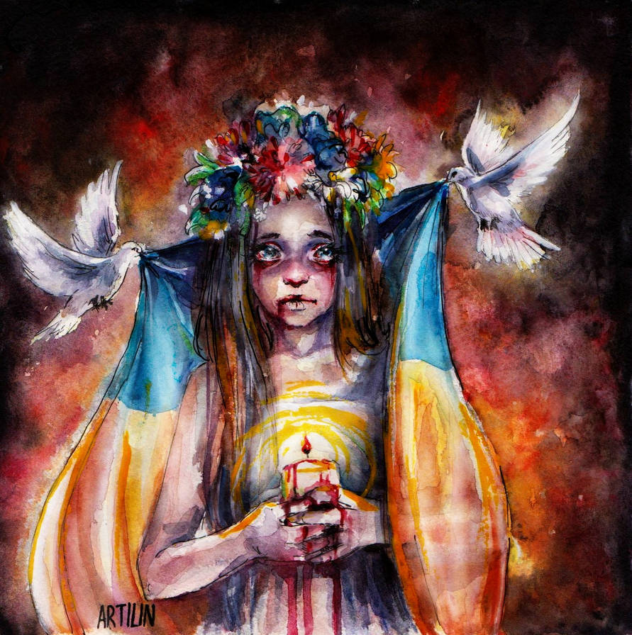 Pray for ukraine by artilin on deviantart Pray for ukraine by artilin on deviantart