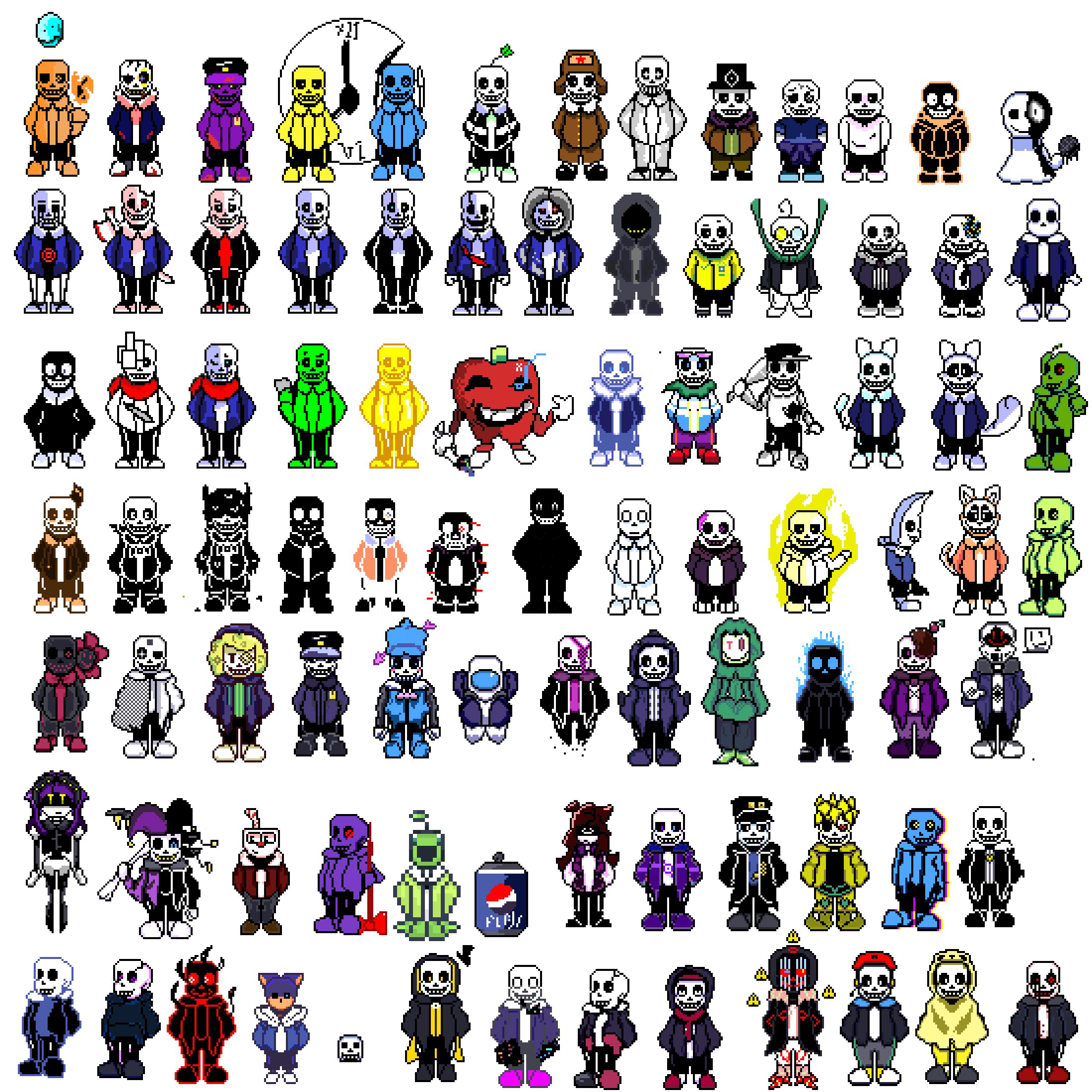 Sanses variations by tophat404arts on DeviantArt