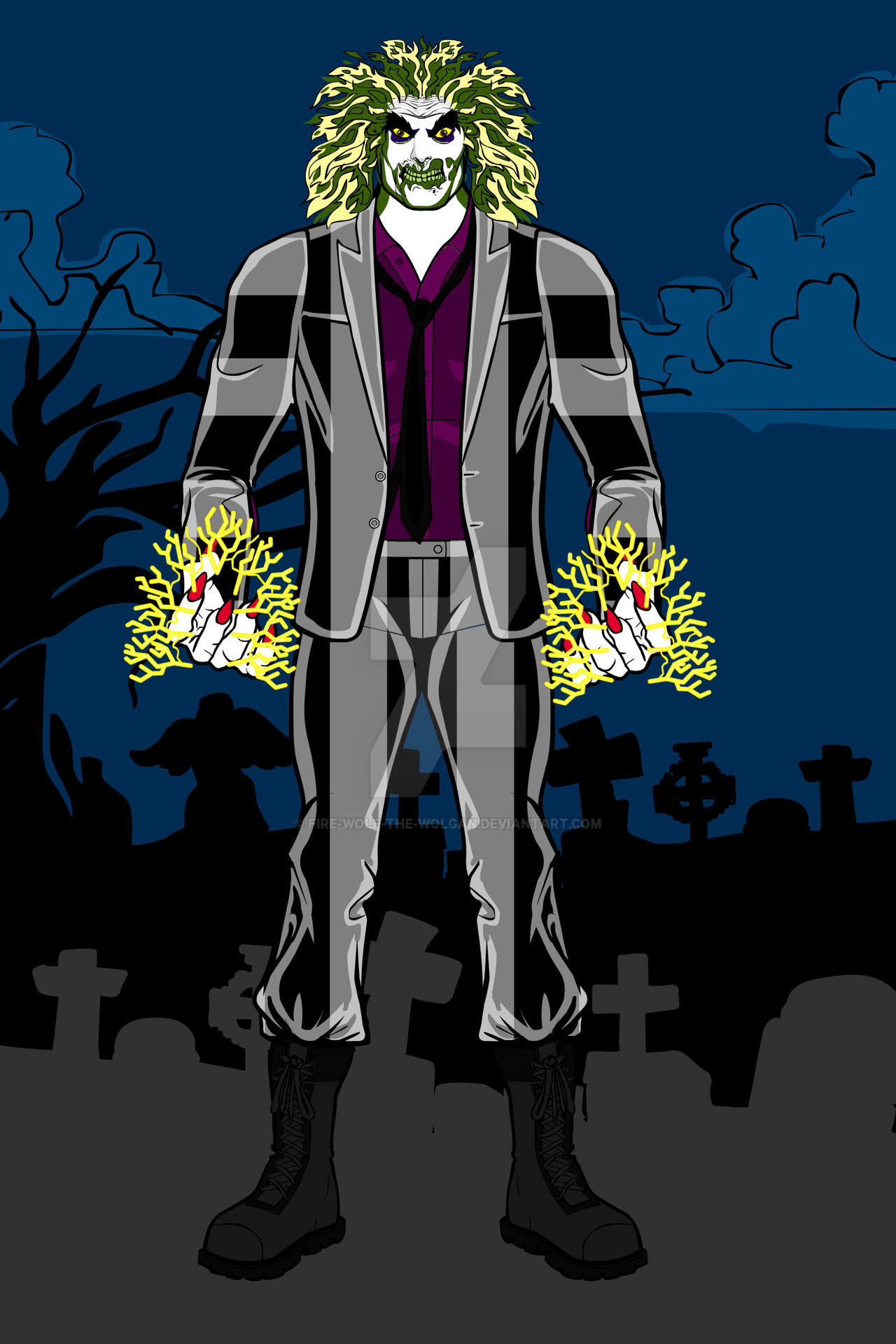 Heromachine Deviantart Heromachine: Beetlejuice by Fire-Wolf-The-Wolgan on DeviantArt