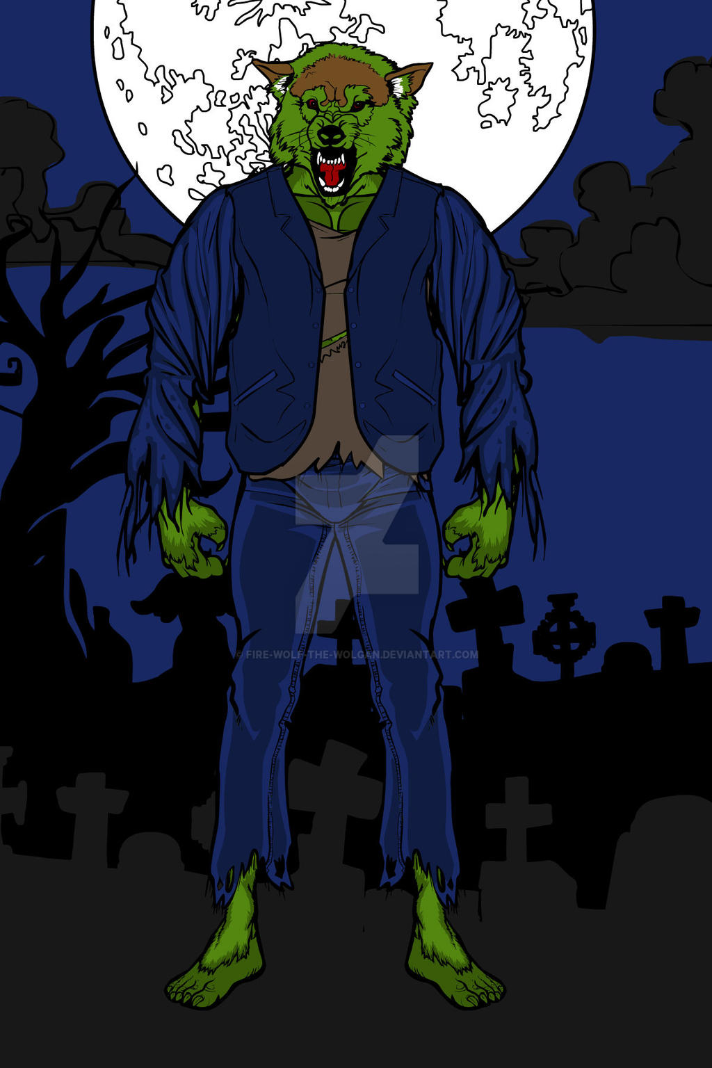 Heromachine Deviantart Heromachine: Werewolf Ghost by Fire-Wolf-The-Wolgan on DeviantArt