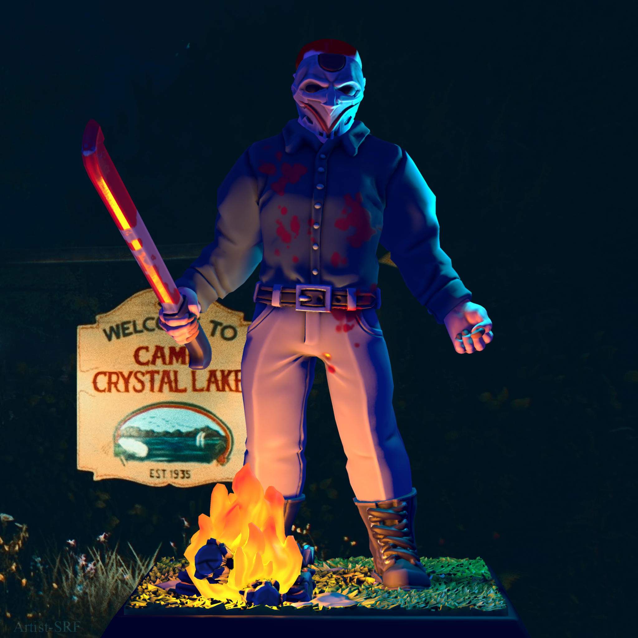 Hero Forge: Jason Voorhees by Fire-Wolf-The-Wolgan on DeviantArt