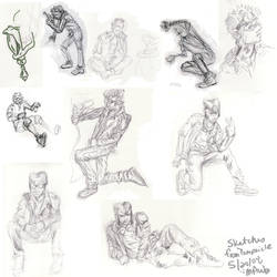 Figure sketches from Pompsicle