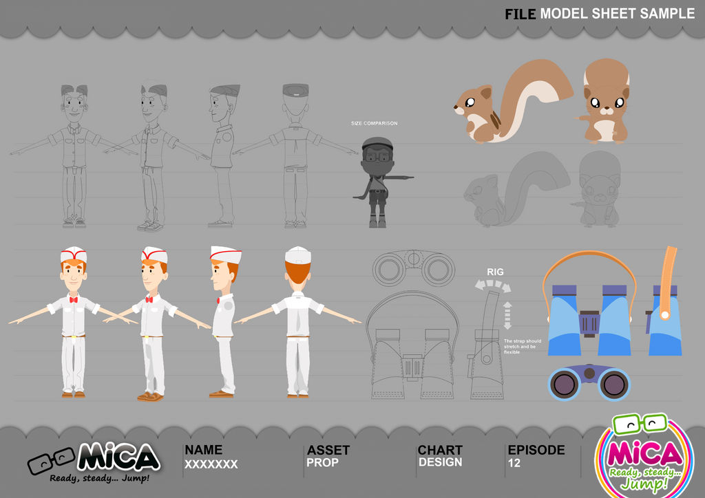 Model Sheet Sample by DuneBlanco on DeviantArt