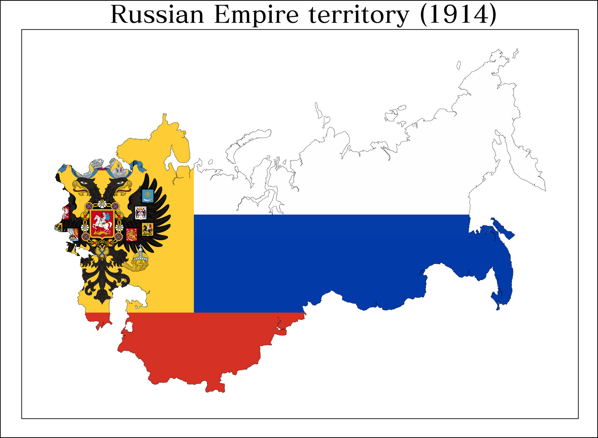 Russian Empire Map Wallpaper