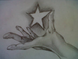 hand and star