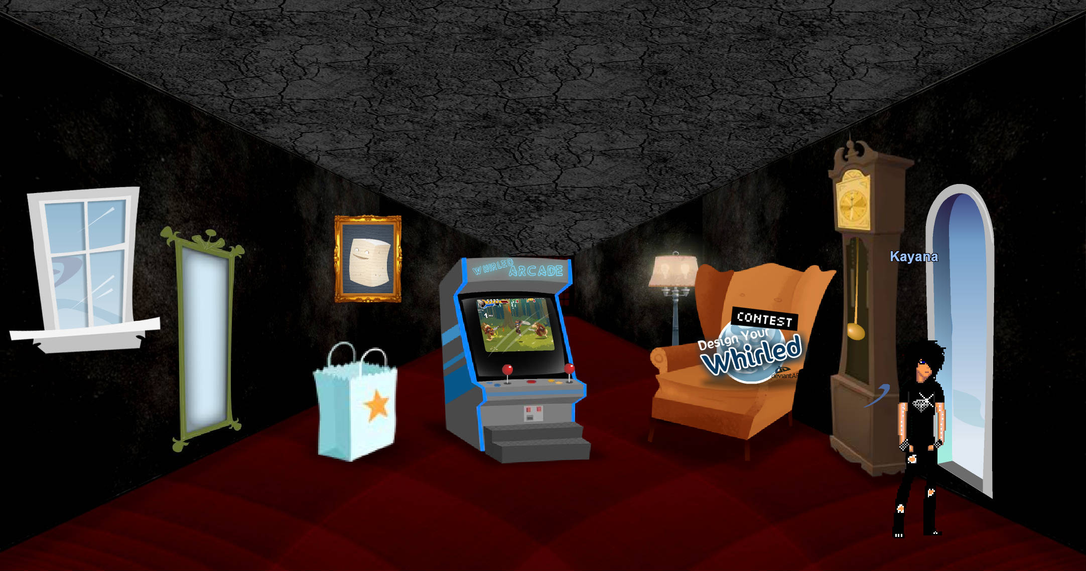 Whirled Room Deviantart WHIRLED_kay's vampire room by kayana on DeviantArt