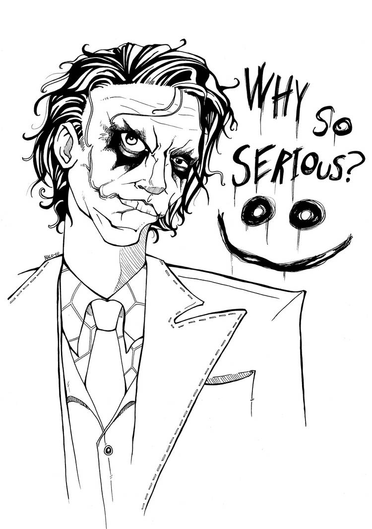 Joker Why So Serious By Nico Mac On Deviantart