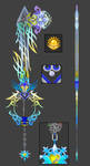 Kingdom Hearts X / Unchained X Keyblades by TheKCroxas on DeviantArt