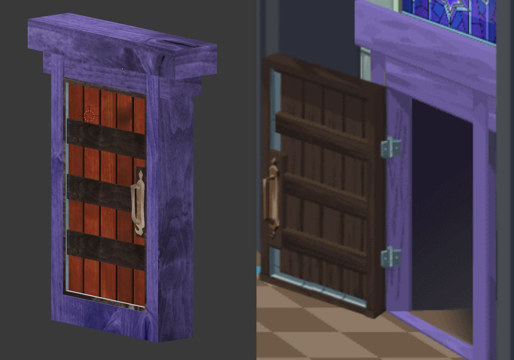 [Model Preview] Secret Stage (Door)