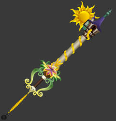 [3D Preview] Ever After (KH3 Tangled Keyblade)