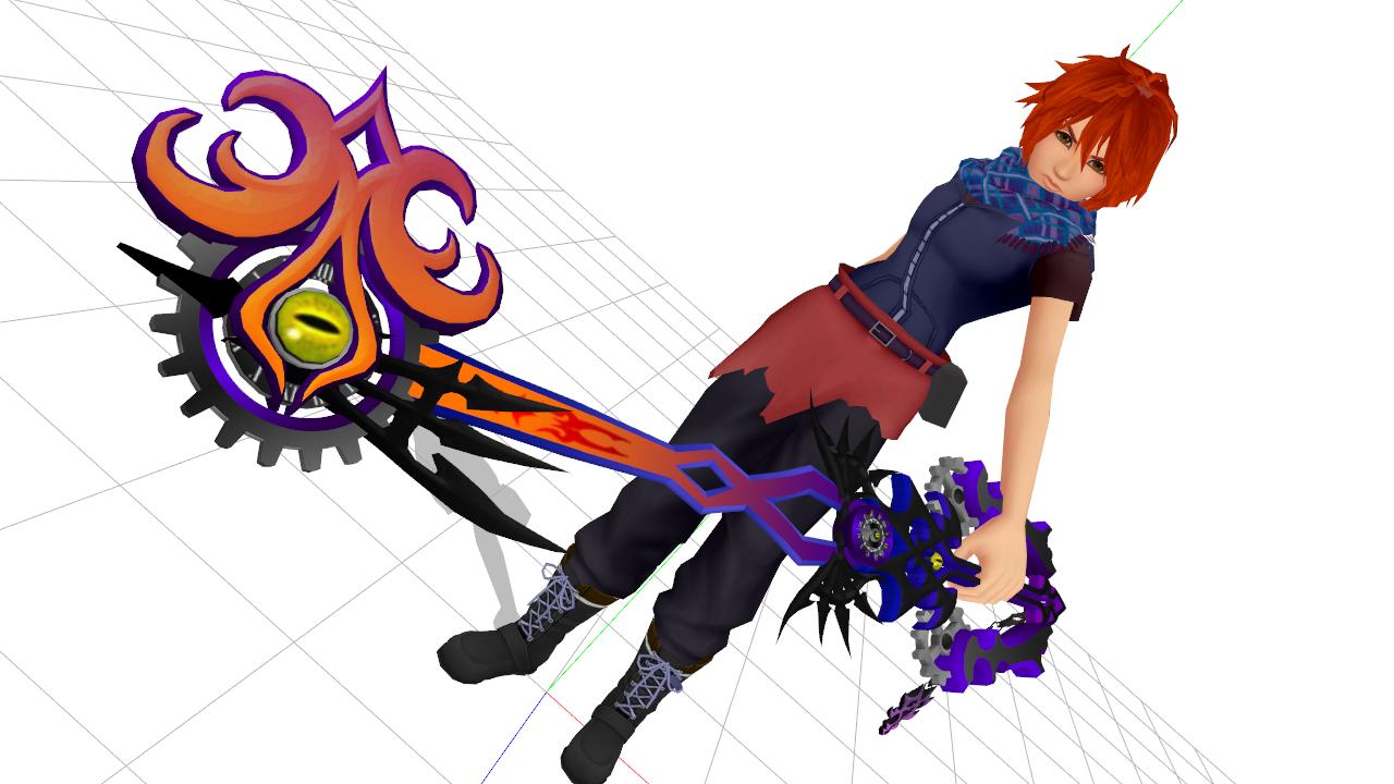 My kingdom hearts keyblade reference experiment by Kingkyle713 on DeviantArt