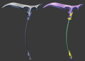 [3D Preview] Marluxia's Scythes - Type 1