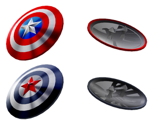 [MMD DL] Vexen/Goofy Shield - Marvel based shields