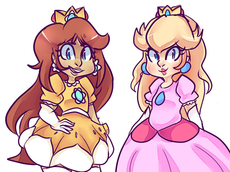 the two princesses by SwampyLemmy on DeviantArt