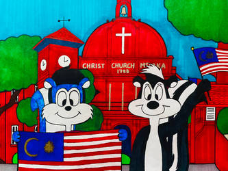 Request - Pepe Le Pew supporting Malaysia