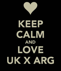 KEEP CALM and LOVE UK X ARG