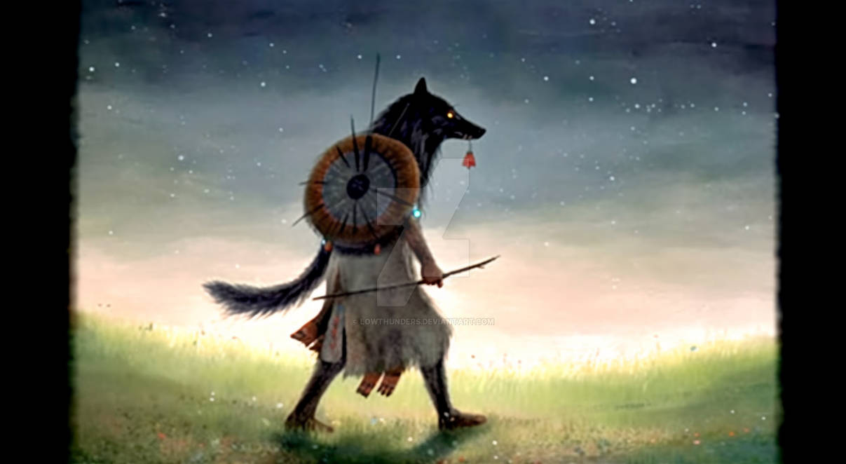 Skinwalker out for a stroll making magic by LowThunders on DeviantArt