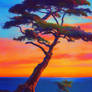 Lone Cypress, Sunset 454