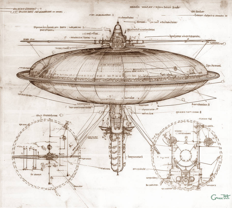 Flying Machine Origonal Design Flying Machine Design Drawing 006 by LowThunders on DeviantArt