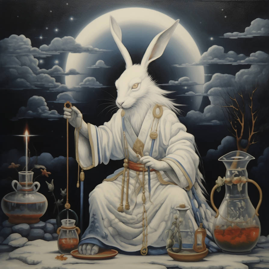 Moon Rabbit Elixir Moon Hare Makes Immortality Elixir 020 by LowThunders on DeviantArt
