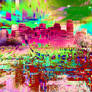 Glitch City, Pink and Green