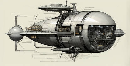 Fanciful Spaceship Designs 029