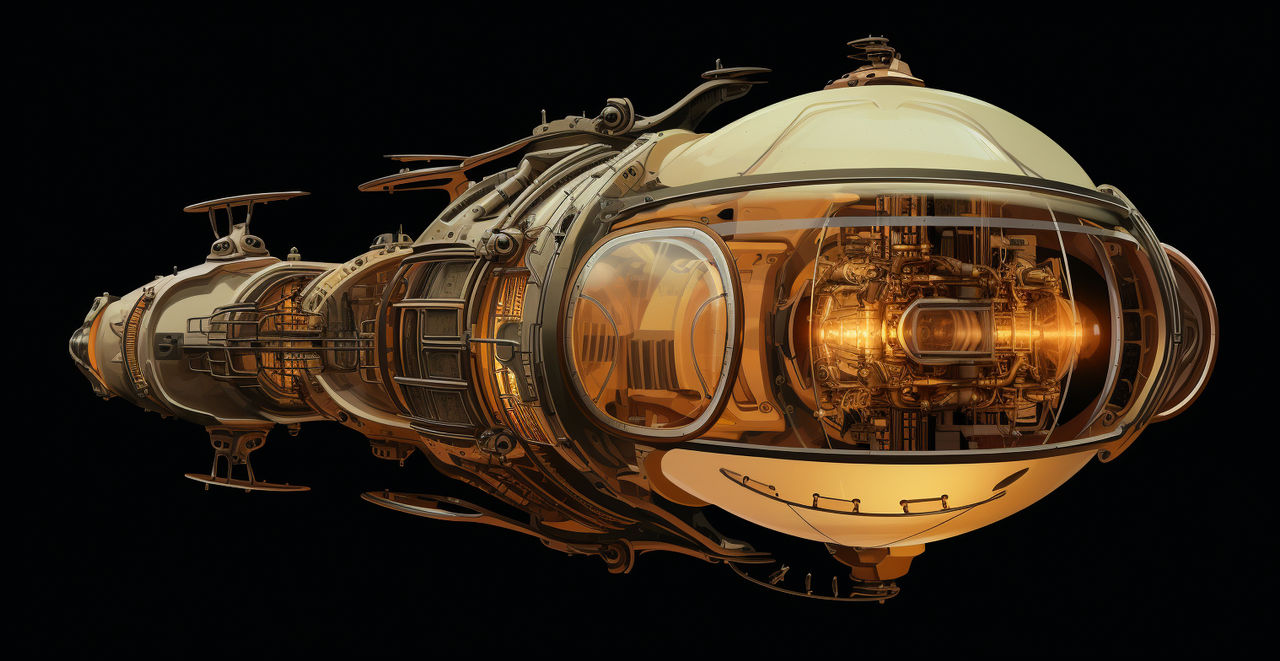 Fanciful Spaceship Designs 032 by LowThunders on DeviantArt