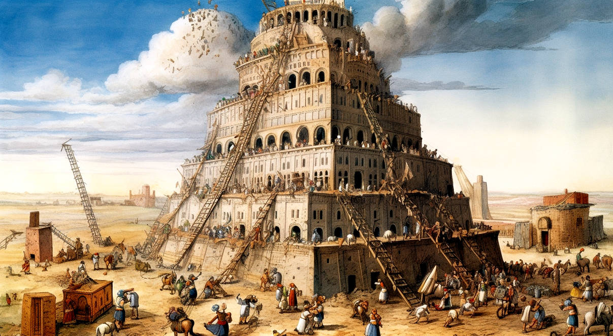Building the Tower of Babel 110 by LowThunders on DeviantArt