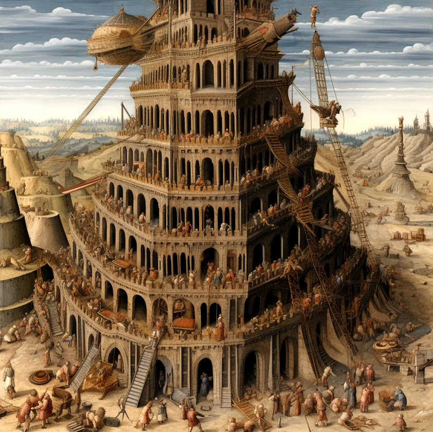 Babel Image Building the Tower of Babel 111 by LowThunders on DeviantArt