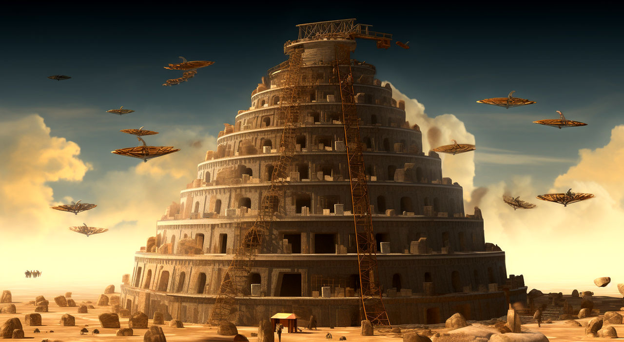 Building the Tower of Babel 120 by LowThunders on DeviantArt
