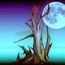 Scraggle Tree N' Blue Moon 106