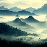 Mountains in a Sea of Fog 0022