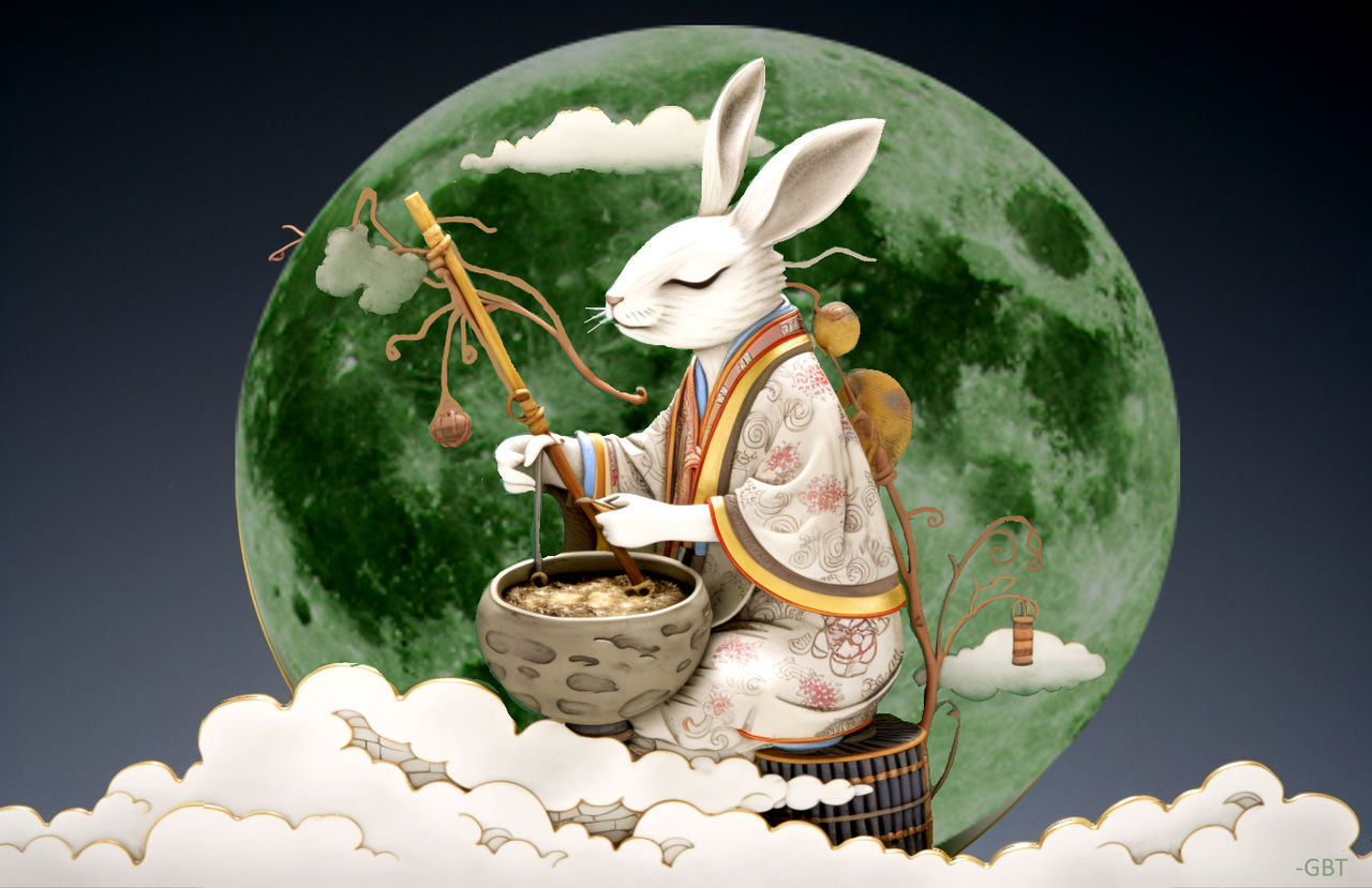 Moon Rabbits 3013 by LowThunders on DeviantArt