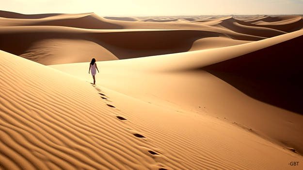 Walking in the Dunes 107