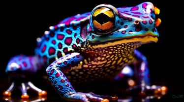 Colorful Metalic Frog 013